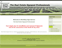 Tablet Screenshot of northbaysignservice.com